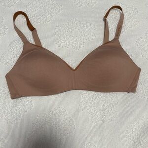 Calvin Klein Tan Wireless Bra Seamless Comfort
